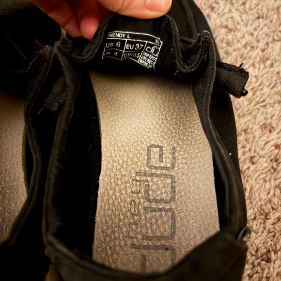 Wendy L Hey Dude Women’s Black Slip-On Loafers - Picture 7 of 7